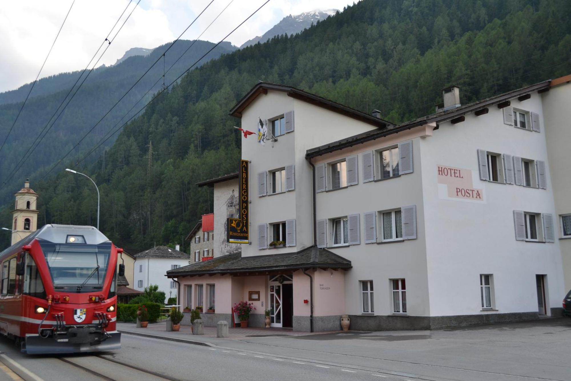 Hotel Posta Poschiavo Eksteriør bilde